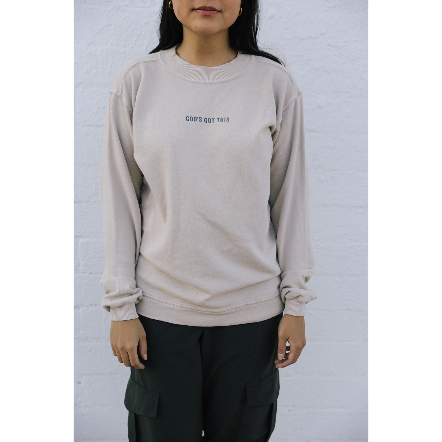 God's Got This Crewneck - Sand
