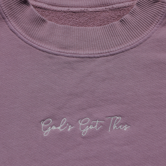 God's Got This Crewneck - Woodrose